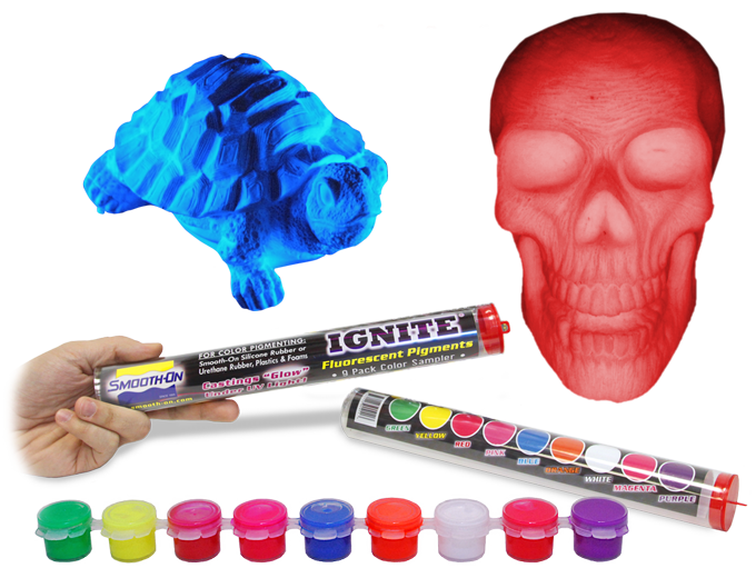 Ignite Fluorescent Pigment for Plastics or Epoxy