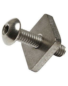 FCS Longboard Fin Box Screw & Plate